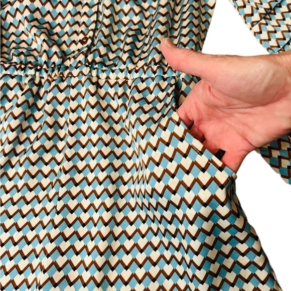 FATE WOMENS COLORFUL ABSTRACT PATTERN BELTED ROMERO SIZE SMALL - Picture 2 of 15